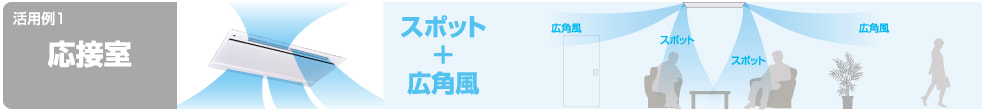 店舗オフィス用エアコン「天井埋込形2方向吹出し FDTW」