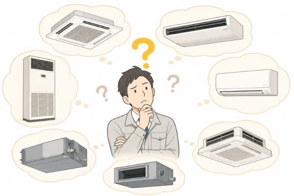 エアコンに悩む人のイメージ
