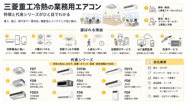 三菱重工冷熱の特徴