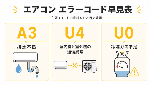 よくあるエラーコード
