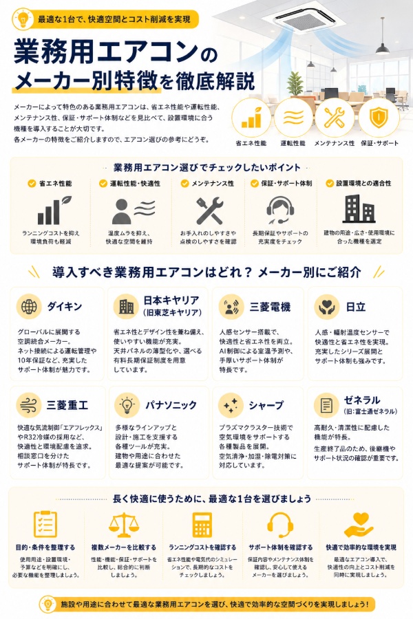 エアコンの選び方・メーカー紹介の画像