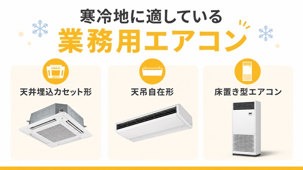 寒冷地に適している業務用エアコン_タイトル画像